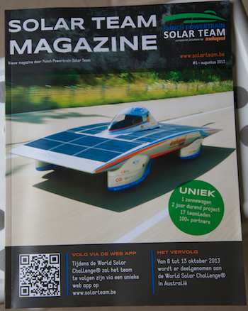Copywriting Solar Team Magazine