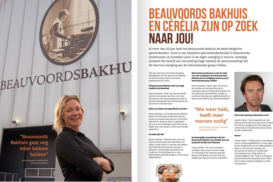 Krant-in-krant Beauvoords Bakhuis en Cérélia